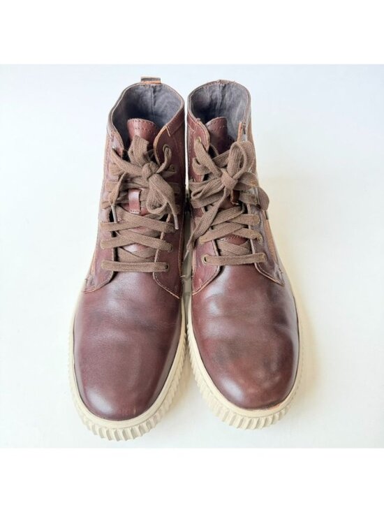 John Varvatos Bedford Trooper High Top Sneakers Brown Men\'s 10.5 main image 10